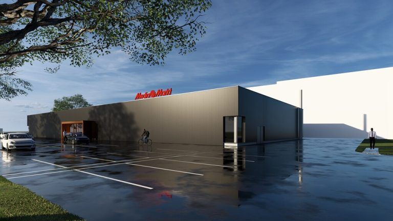 Rendering der geplanten MediaMarkt-Filiale.⇒Huber ZT GmbH