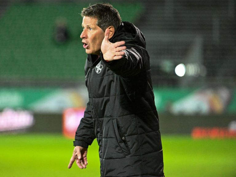 Andreas Heraf hatte nur wenige Tage Zeit, um seine Mannschaft auf das Duell gegen Amstetten vorzubereiten. ⇒GEPA/ Lerch