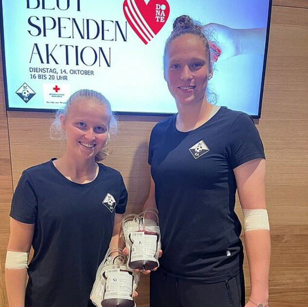 Auch Emilia Purtscher (l.) und Stella Busse (r.) nahmen teil. ⇒Verein