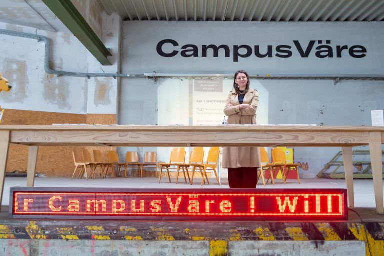 Bettina Steindl und ihr Team haben die CampusVäre zu einem kreativen Ort der Begegnung gemacht.⇒Hartinger