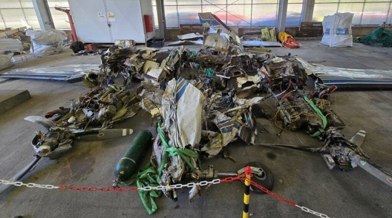 Das Wrack des Motorflugzeugs wurde genau untersucht. ⇒SUB