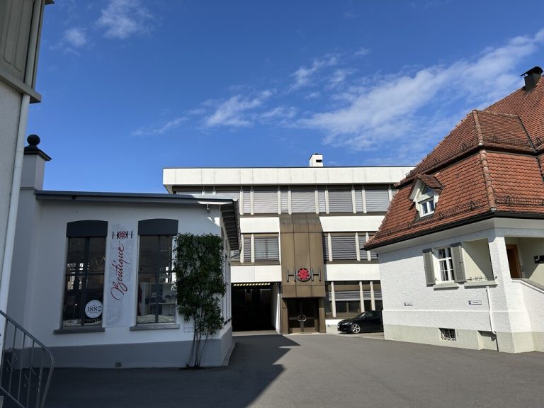 Der Hauptsitz von Hoferhecht Stickereien in Lustenau. ⇒wpa