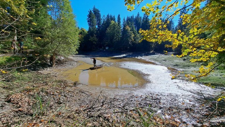 Die Arbeiten am Bödelesee sind planmäßig angelaufen.⇒std