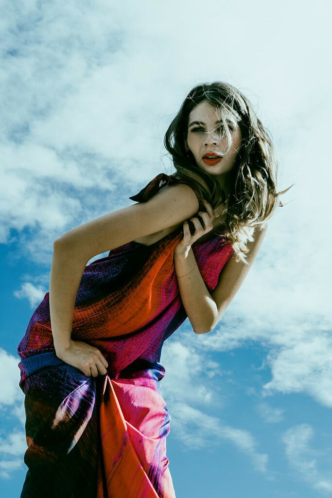 Emilia Dominguez im Shooting-Einsatz. ⇒fabienne dannacher