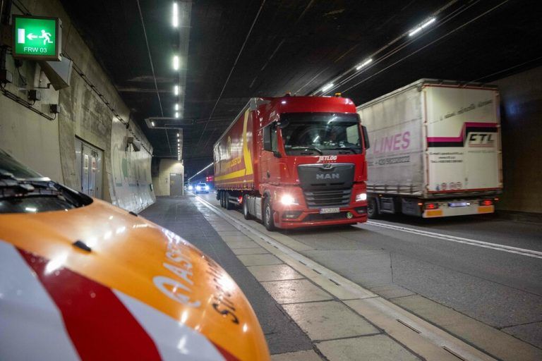 Tunnelsperre am Arlberg