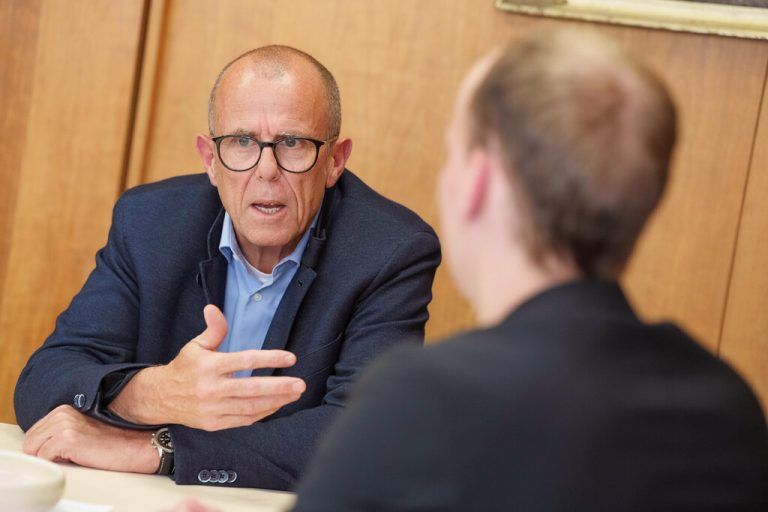 Gemeindeverbandspräsident Walter Gohm. ⇒Hartinger