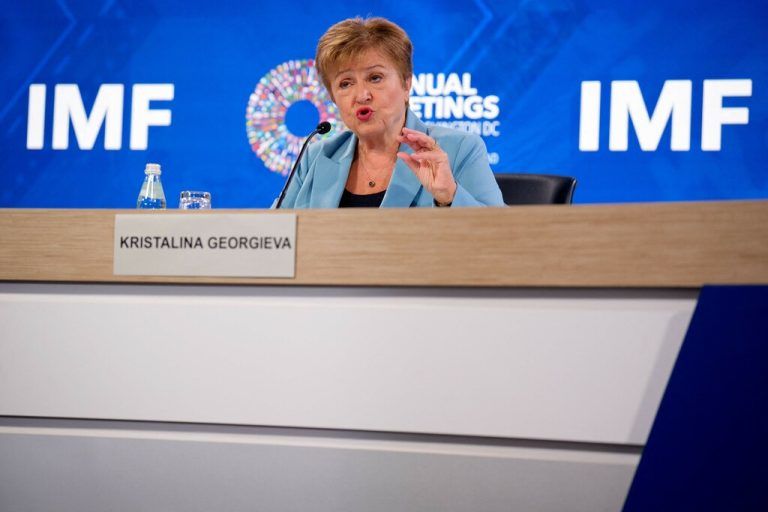 IWF-Chefin Kristalina Georgiewa ⇒afp