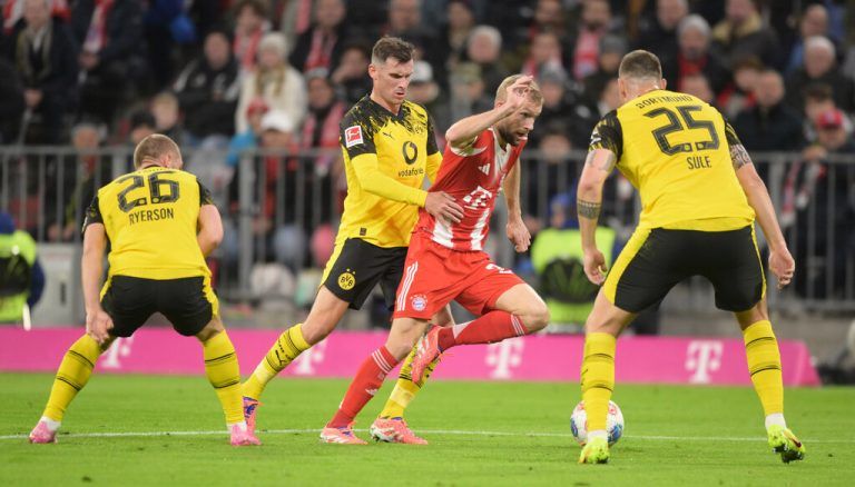 Konrad Laimer spielte durch, war aber nicht ganz so stark wie zuletzt. GEPA (2)