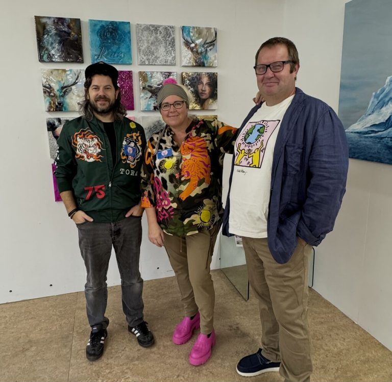 Lugh Hastur, Künstlerin Ilona Griss-Schwärzler und Michael Schwärzler.⇒lutz (7)