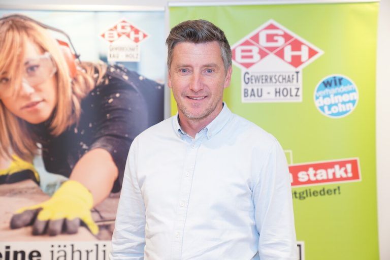 Simon Lehninger übernimmt den Landesvorsitz der Gewerkschaft Bau-Holz (GBH). ⇒ÖGB-V