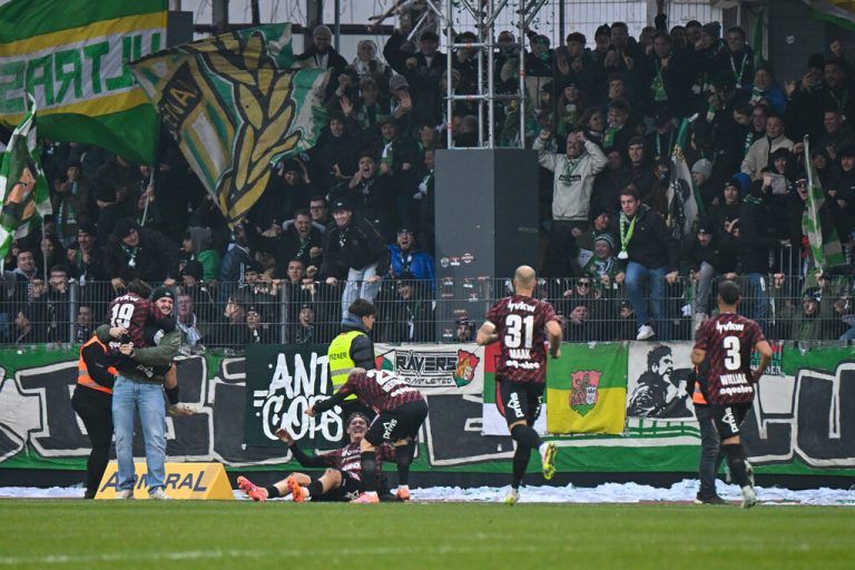 Am Ende jubelten die Lustenauer – und Andy Heraf musste sich ärgern. ⇒GEPA/Lerch (3)