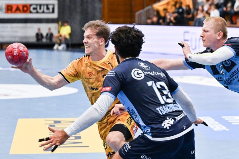 Auf Louis Mönch (l.) und seinem Teamkollegen Mindaugas Dumcius ruhen die Hoffnungen im Heimspiel gegen Hollabrunn.⇒Alexandra Serra