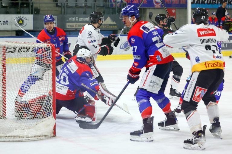 Die Feldkircher trafen spät zum 3:3, verloren aber in der Overtime. ⇒GEPA