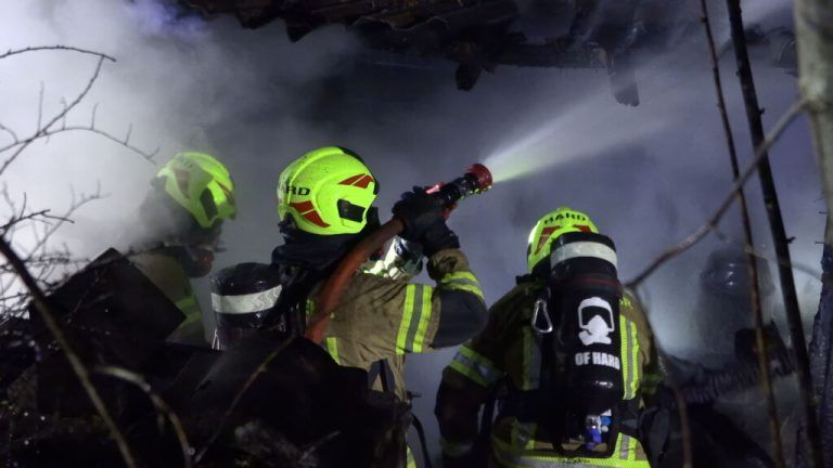 Die Feuerwehr Hard brachte das Brand unter Kontrolle.⇒shourot