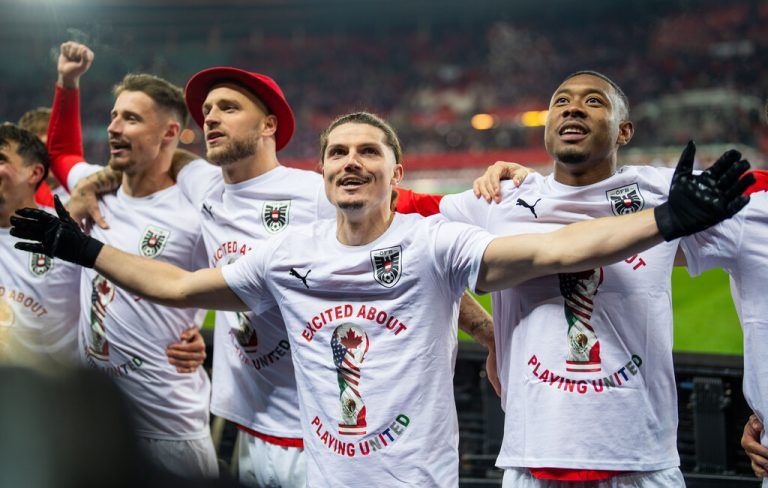 Die österreichische Nationalmannschaft fiebert der Auslosung am 5. Dezember in Washington entgegen. ⇒apa