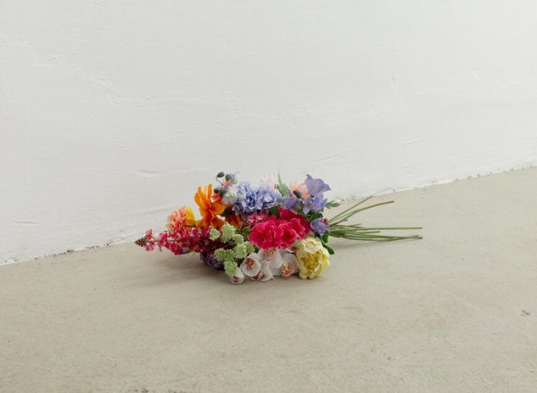 Ein Foto des Entstehungsprozesses von „Faux Bouquet“.⇒Clemens Tschurtschenthaler