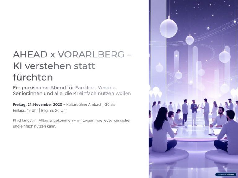 Präsentation in  wenigen Minuten