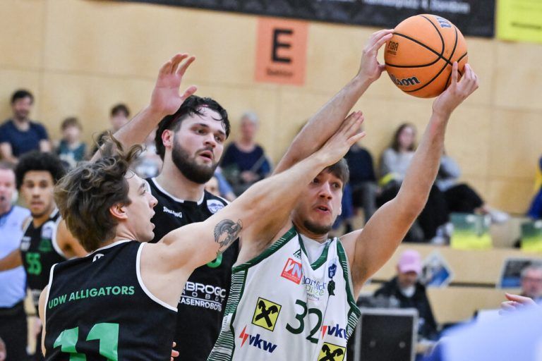 Für die Lions gab es beim Heimspiel gegen die Deutsch-Wagram Alligators zu selten ein Durchkommen. ⇒Serra