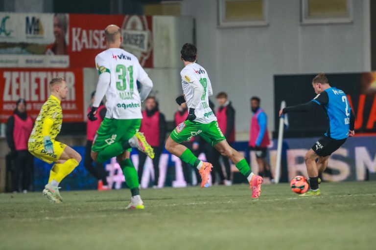 In der Offensive waren die Grün-Weißen zu harmlos, in der Defensive ließ man das entscheidende Tor zu. ⇒GEPA (3)