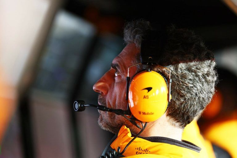 McLaren-Teamchef Andrea Stella entschuldigt sich.⇒AFP