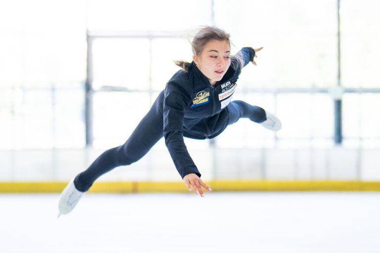 Österreichs Eiskunstlauf-Aushängeschild Olga Mikutina ist in Graz im Einsatz, nächste Woche geht es nach Innsbruck.⇒APA