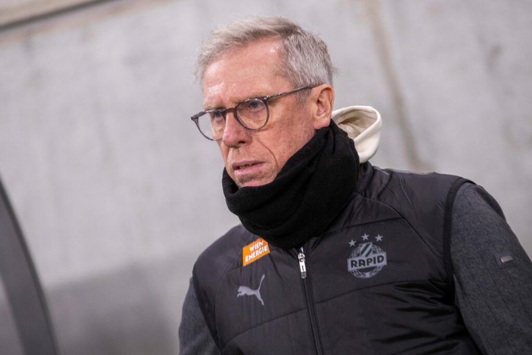 Peter Stöger und Rapid – das war ein Missverständnis. Stöger muss nach nur 27 Spielen wieder gehen.⇒GEPA