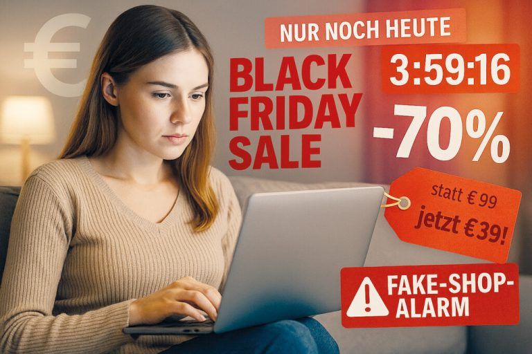 Vorsicht: Am Black Friday steigt nicht nur die Kauflaune, sondern auch das Risiko für Betrug.⇒chat gpt