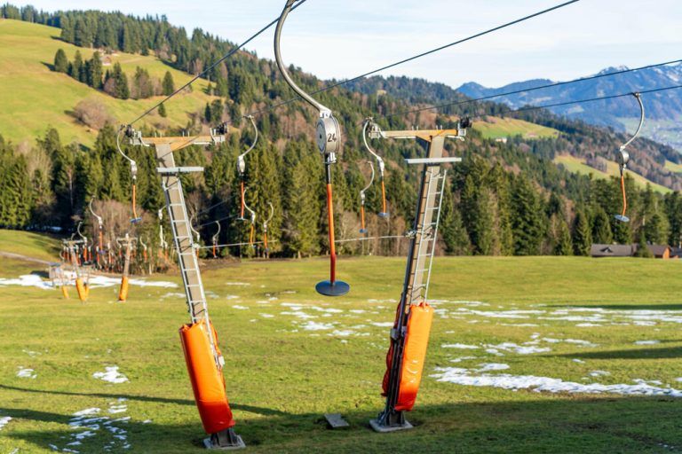 An Skibetrieb am Bödele war Mitte Dezember noch nicht zu denken. ⇒Hartinger