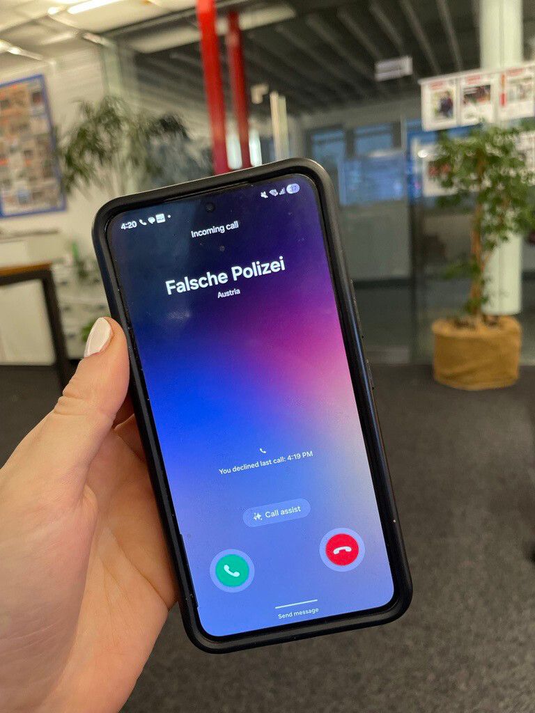 Derzeit kommt es vermehrt zu Anrufen von falschen Polizisten.⇒schaefer