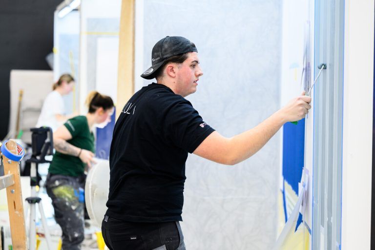 Luca Ladler in Aktion bei den Austrian Skills. ⇒hannes hagen