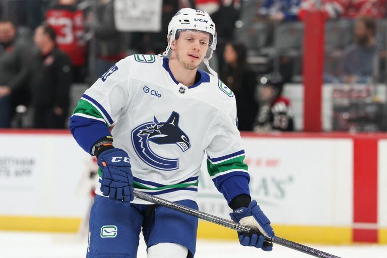 Marco Rossi überzeugte im Dress der Canucks. ⇒APA