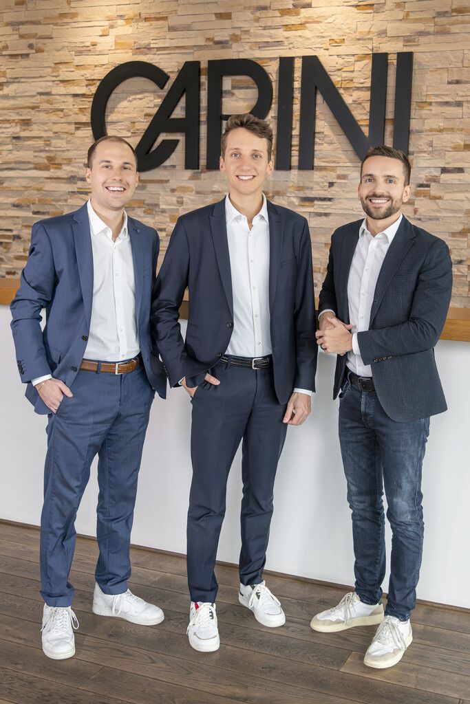 Michael Dür, Simon Sohm und Christian Zoll bilden die neue Geschäftsleitung.Carini (2)