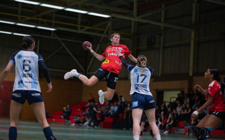 Neuzugang Juliane Grauer fügte sich gleich in ihrem ersten Spiel für den SSV bestens ins Team ein und war beste Werferin.⇒Verein