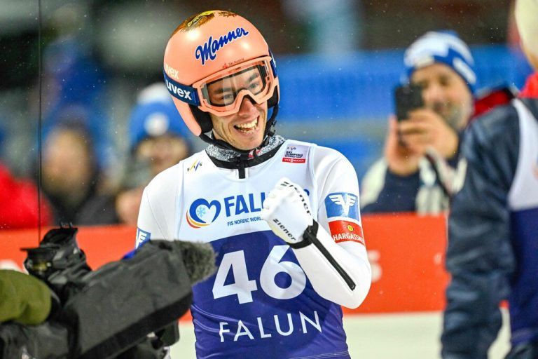 Stefan Kraft wird Vater.⇒GEPA