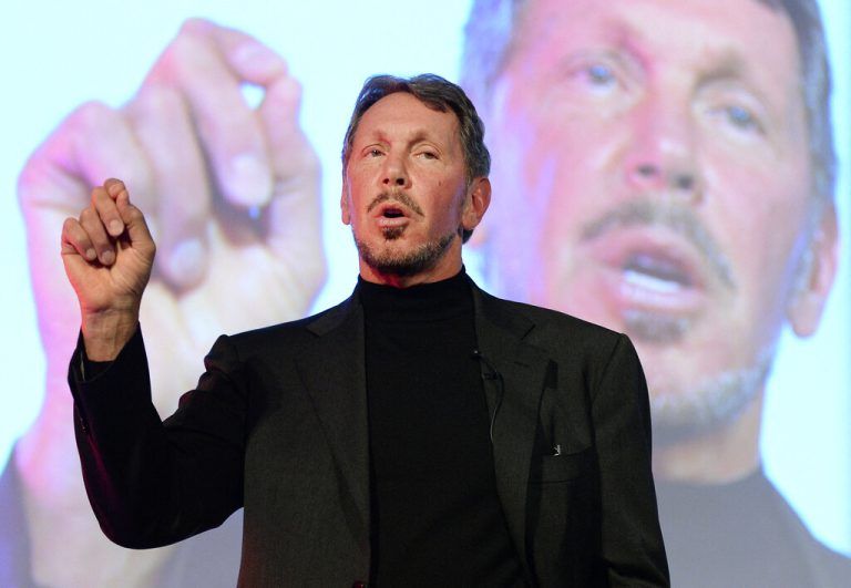 Tech-Milliardär Larry Ellison.⇒afp/toru yamanaka