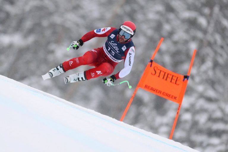 Vincent Kriechmayr beim Abfahrtstraining in Beaver Creek. ⇒gepa