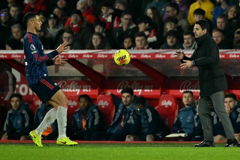 Arsenal spielte am Samstag bei Nottingham nur 0:0. ⇒AFP