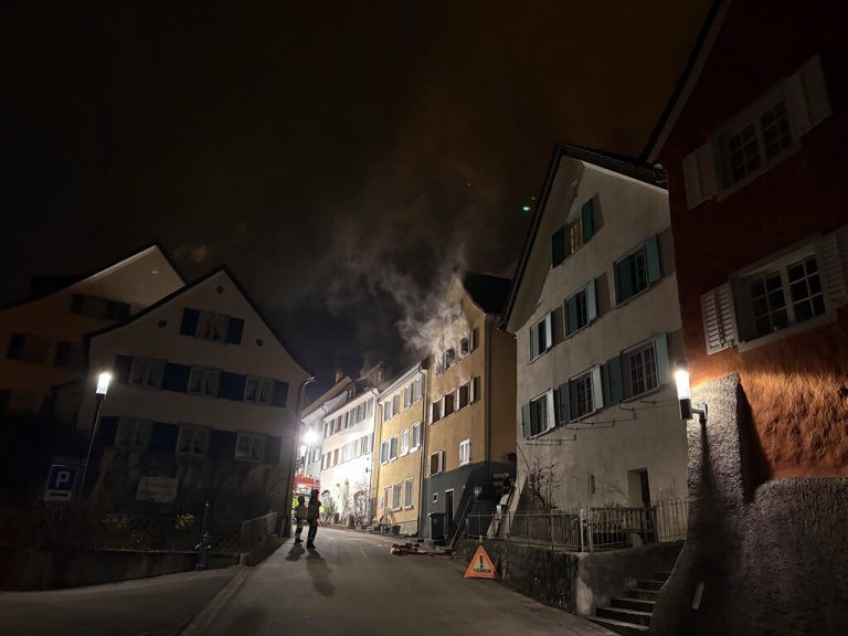 Beim Brand wurde niemand verletzt.⇒Kantonpolizei St. Gallen