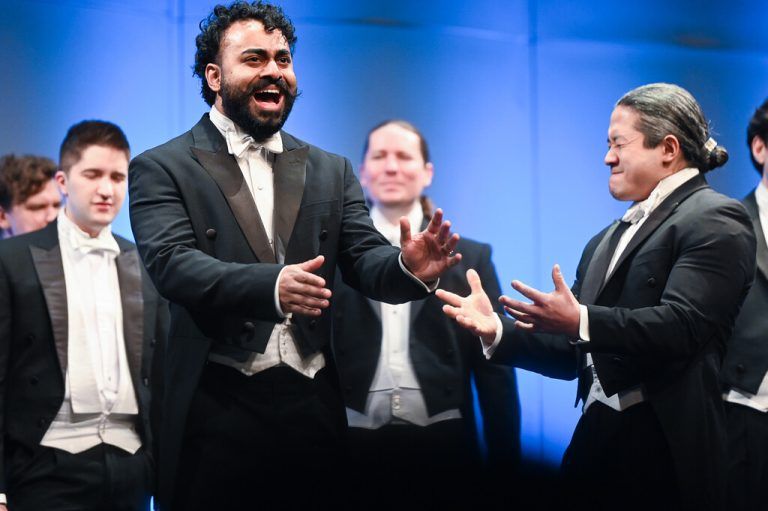 Chanticleer gelten als „Orches­ter aus Stimmen”.⇒LOEBL(2)