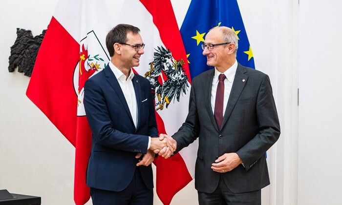 Die Landeshauptleute Mattle und Wallner legen ein Positionspapier vor.VLK/Privat