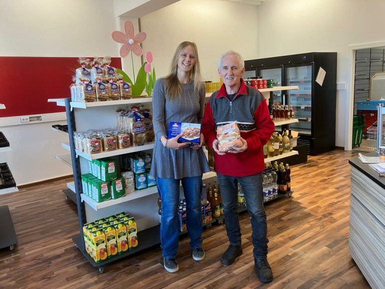 Die neue Geschäftsstelle in Haselstauden.⇒Tischlein deck dich