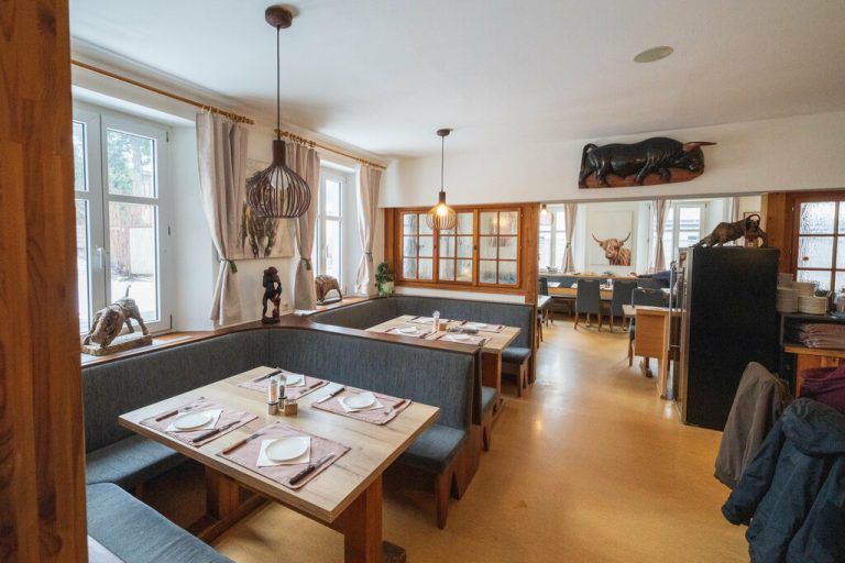 Auf ein Steak beim verrückten Stier