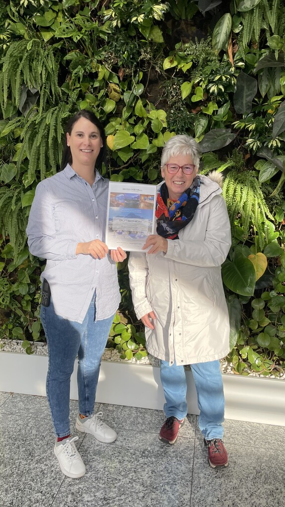 Glückliche Gewinnerin