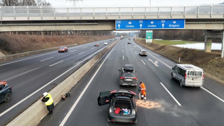 Auffahrunfall im Reiseverkehr