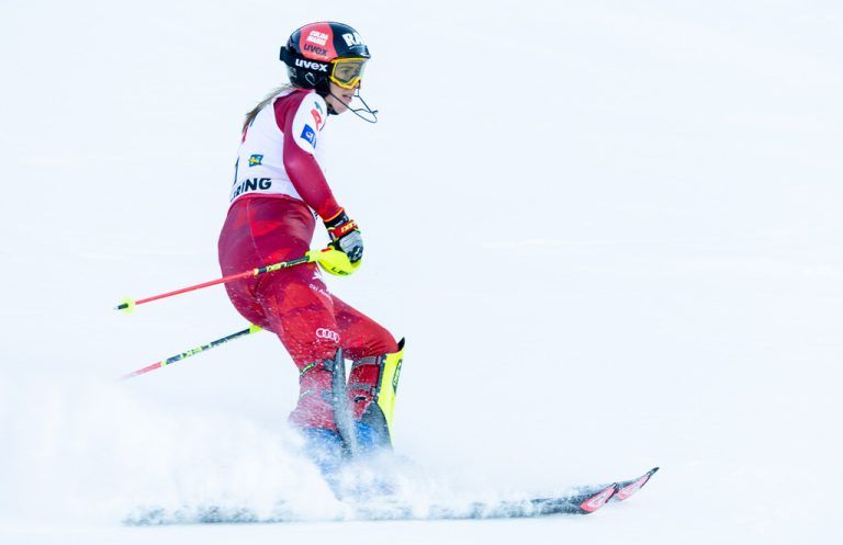 Katharina Liensberger wird von einer Verletzung ausgebremst, sie verpasst den Rest der Saison. ⇒GEPA