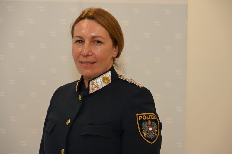 Kommandantin Denise Ritter.⇒lpd Vorarlberg