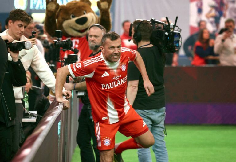 Lothar Matthäus vor drei Tagen beim Legenden-Cup München.AFP