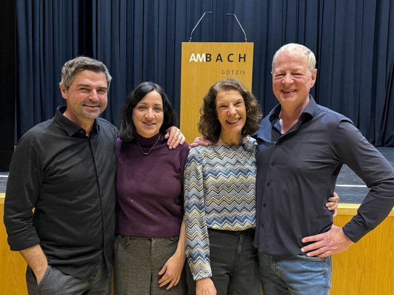 Markus und Ingrid Lins mit Margit und Manfred Kräutler.