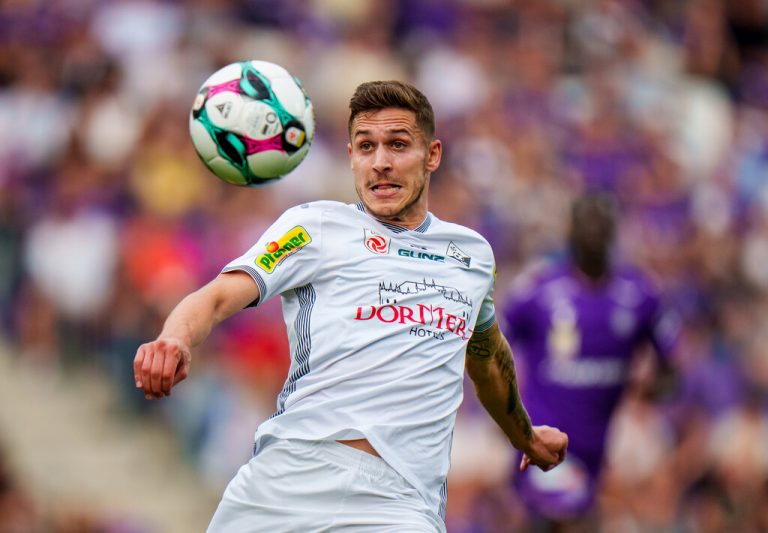 Sandro Ingolitsch freut sich auf das heutige Duell mit Sturm Graz und seinen Bruder Fabio Ingolitsch, der die Seiten gewechselt hat.⇒GEPA