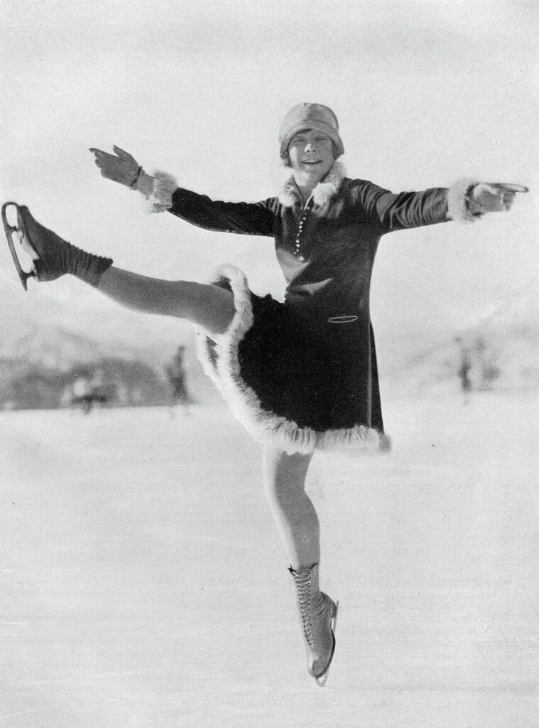 Zwei Meister ihres Faches: Sonja Henie und unten Karl Schäfer. ⇒Archiv Otto Schwald (2)